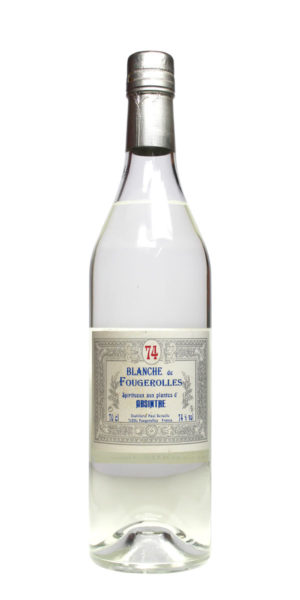 Blanche de Fougerolles Absinth - farbloser Absinth in durchsichtiger 0,7 Liter Flasche mit hellem Etikett