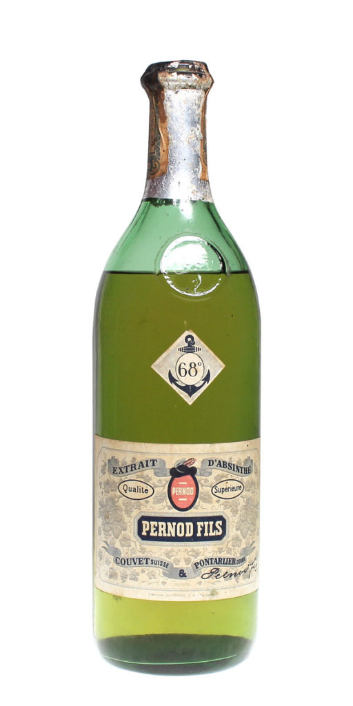 Absinth Alt Absinth Pernod Fils – historische Originalflasche