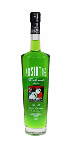 grüner Absinth Teichenne in einer ausgefallener 0,5l Flasche abgefüllt