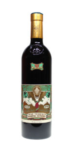 JADE Terminus Absinthe Oxygenee in einer schwarzen 0,7 Liter Flasche mit zwei Etiketten.
