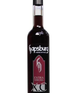 Hapsburg extra strong Absinthe schwarz in einer schönen schmalen 0,5 Liter Flasche